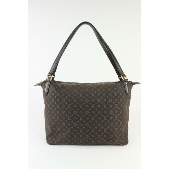 Louis Vuitton Fusain Brown Monogram Mini Lin Idylle Ballade Hobo Bag - Picture 1 of 8